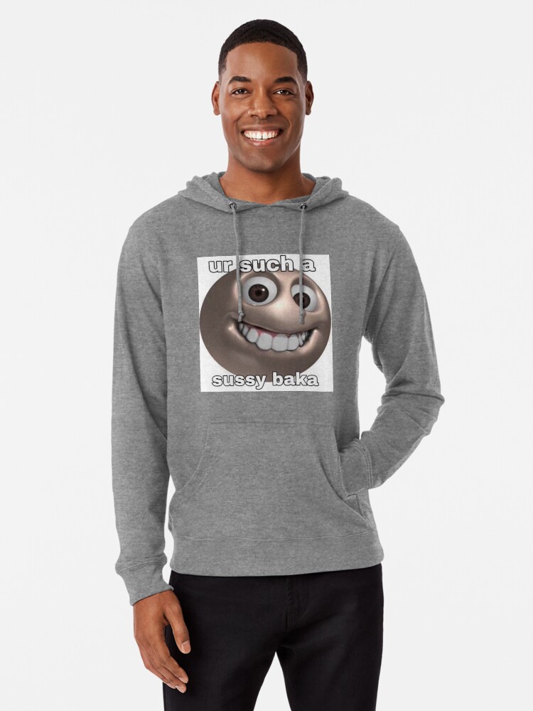  Sussy Baka Funny Sus Meme Pullover Hoodie : Clothing