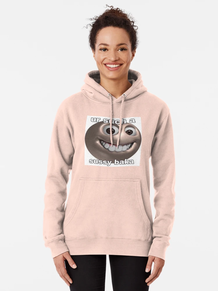  Sussy Baka Funny Sus Meme Pullover Hoodie : Clothing