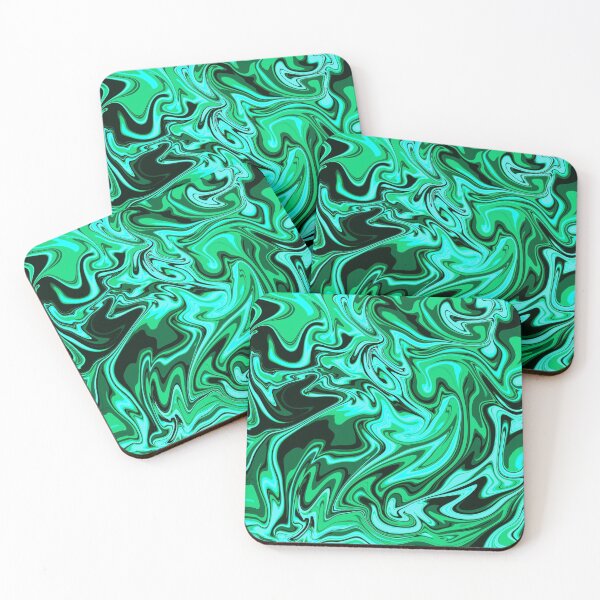 Item preview, Green Abstract background marble swirl  designed and sold by Tanya Mihe.