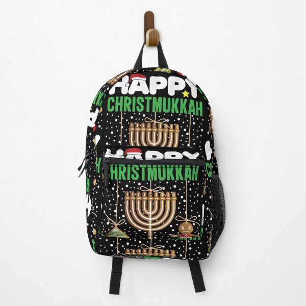 Item preview, Happy Christmukkah Jewish Christmas Hanukkah Menorah Cookie designed and sold by GravitiTees.