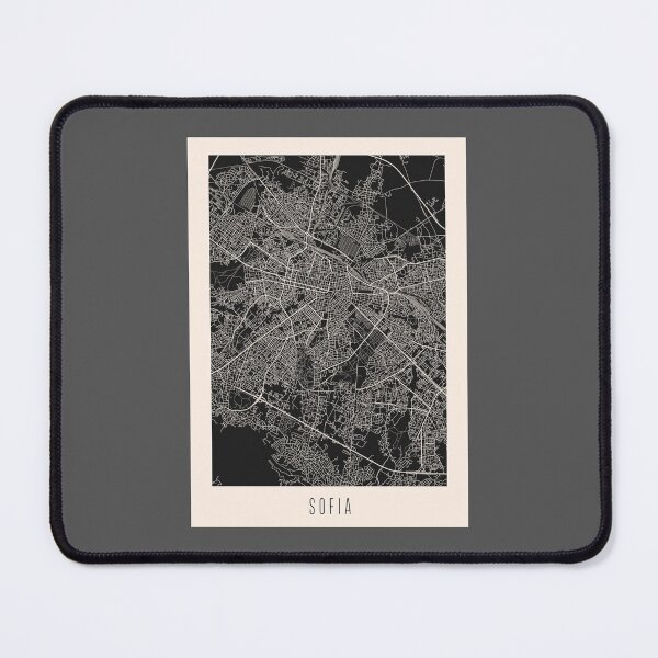 Item preview, Sofia City Street Map Dark designed and sold by Teecha.