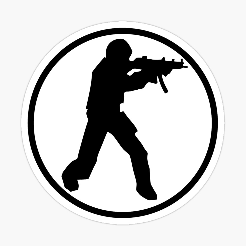 CS GO, Counter-Strike: Global Offensive Counter-Strike: Source Video game  Valve Corporation, counter, logo, silhouette, counter Strike png | PNGWing