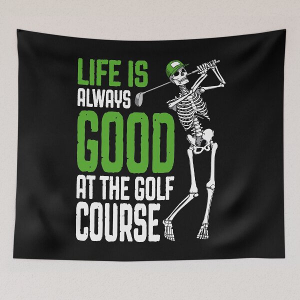 Item preview, Golf Life Is Good Funny Golfing Skeleton Golfer Quote designed and sold by GrandeDuc.