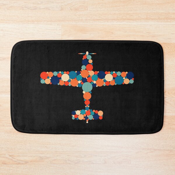 Item preview, Plane in Bubbles - Vintage Color Scheme designed and sold by FouDeeziner.