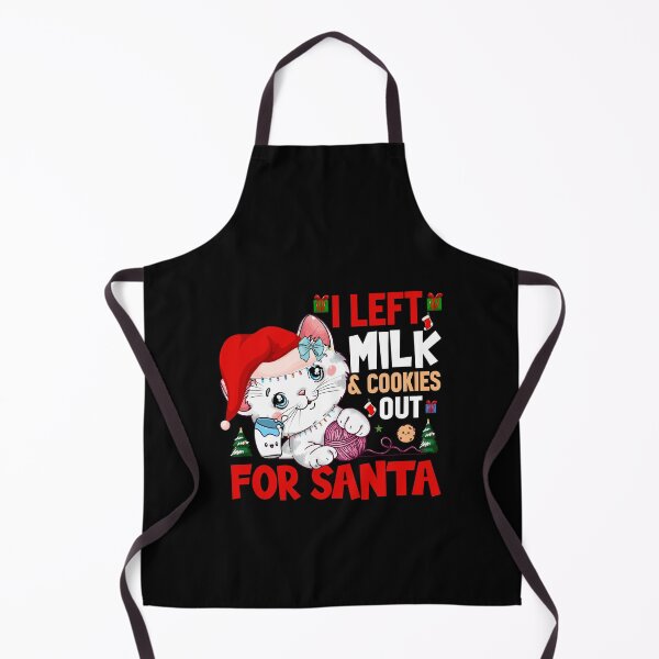 Item preview, I Left Milk and Cookies Out For Santa | Funny Festive Season Christmas Cat 2021 designed and sold by thecooltable.