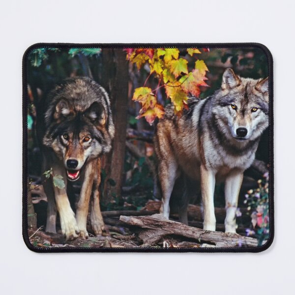 Item preview, Wild animals, Timberwolves on the prowl designed and sold by KraftsbyDesign.