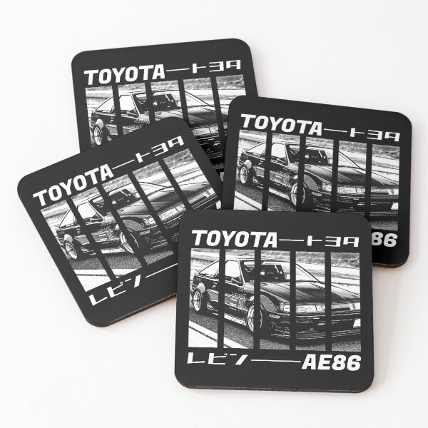 Item preview, TOYOTA COROLLA AE86 LEVIN Black 'N White 3 (Black Version) designed and sold by Cero81.