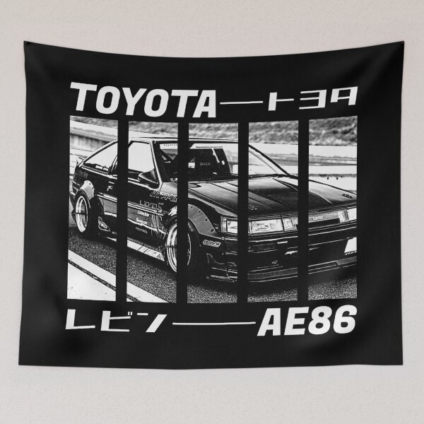 Item preview, TOYOTA COROLLA AE86 LEVIN Black 'N White 3 (Black Version) designed and sold by Cero81.