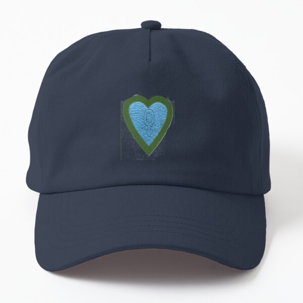 Heart  bywhacky Dad Hat