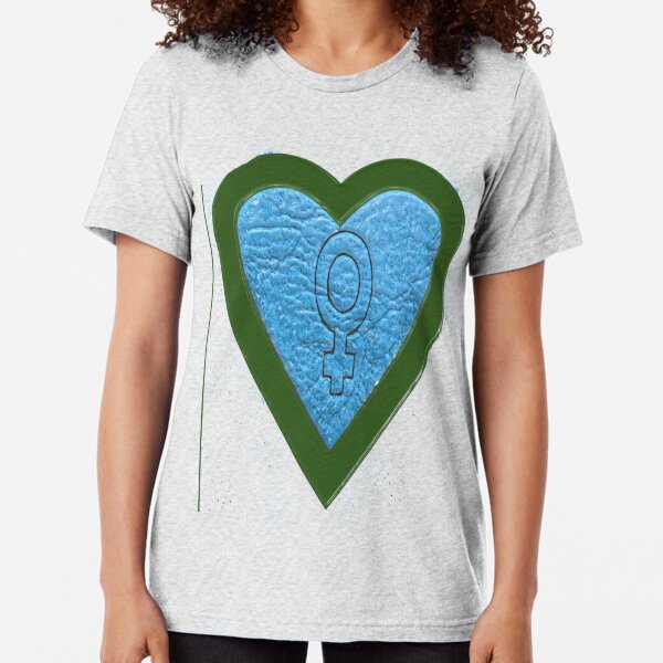 Heart  bywhacky Tri-blend T-Shirt