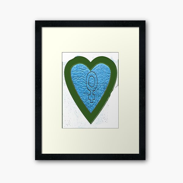 Heart bywhacky Framed Art Print