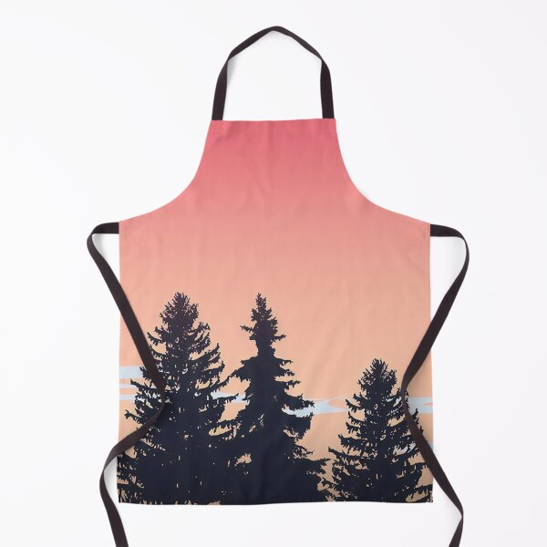 Item preview, Pine Trees & Coral Skies Minimalist Artwork designed and sold by NexusArts.