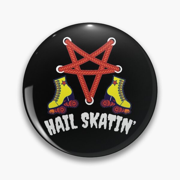 Item preview, Hail Skatin Satan Punk Skating Roller Derby  designed and sold by The Junto Shop.