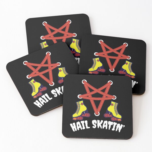Item preview, Hail Skatin Satan Punk Skating Roller Derby  designed and sold by The Junto Shop.