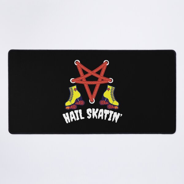 Item preview, Hail Skatin Satan Punk Skating Roller Derby  designed and sold by The Junto Shop.