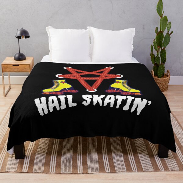 Item preview, Hail Skatin Satan Punk Skating Roller Derby designed and sold by The Junto Shop.