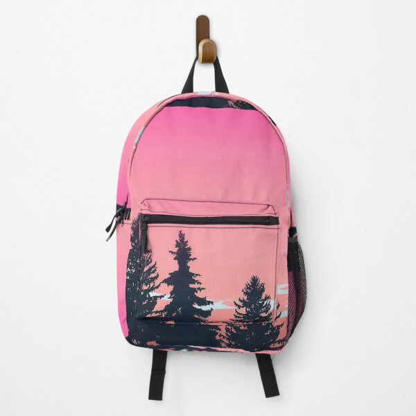 Item preview, Pine Trees & Pale Pink Skies Minimalist Artwork designed and sold by NexusArts.