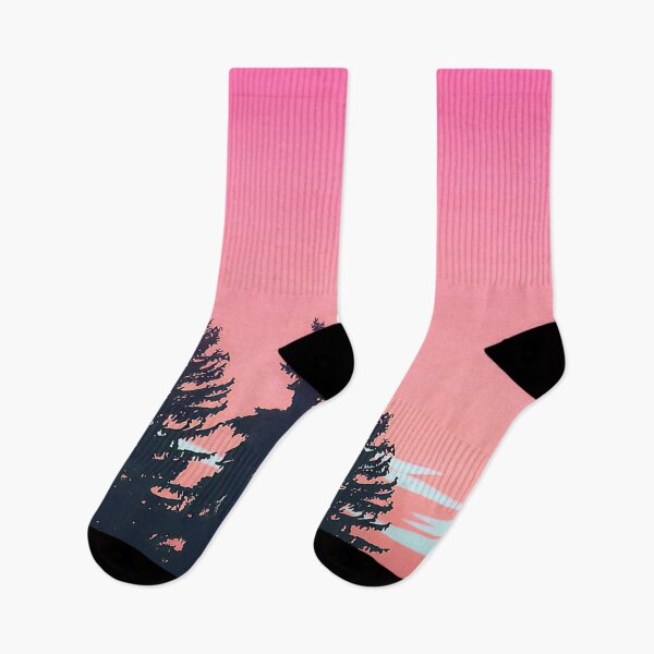 Item preview, Pine Trees & Pale Pink Skies Minimalist Artwork designed and sold by NexusArts.