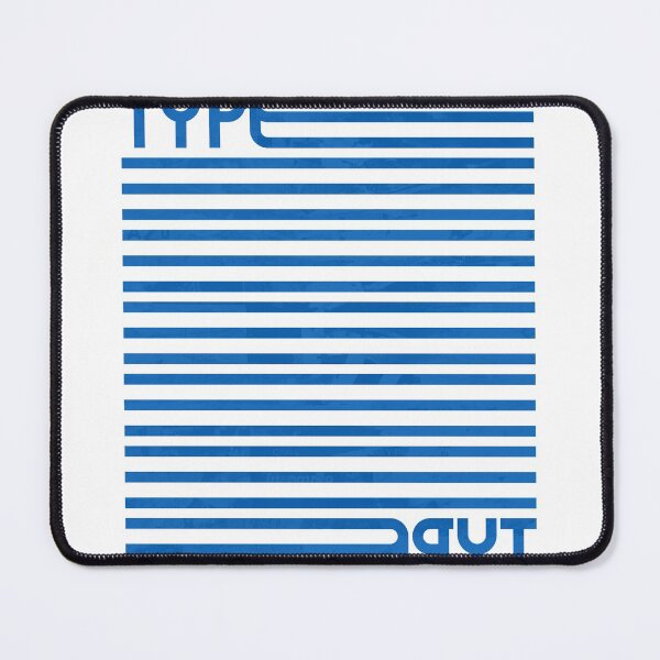 Item preview, Type Stripes (Blue) designed and sold by John Uttley.