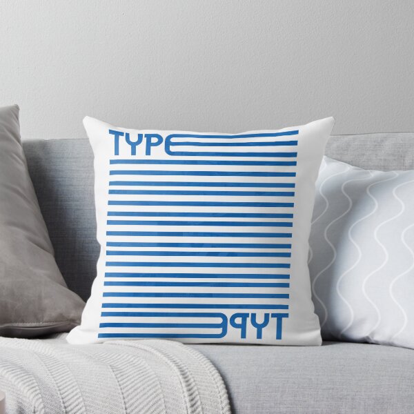 Item preview, Type Stripes (Blue) designed and sold by John Uttley.