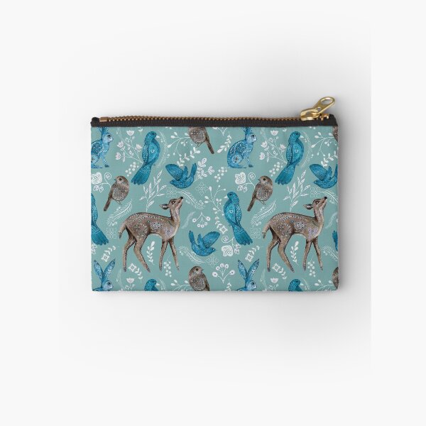 Item preview, Nature Pattern Rabbits And Baby Deer woodland pattern  designed and sold by PurpleJelly.