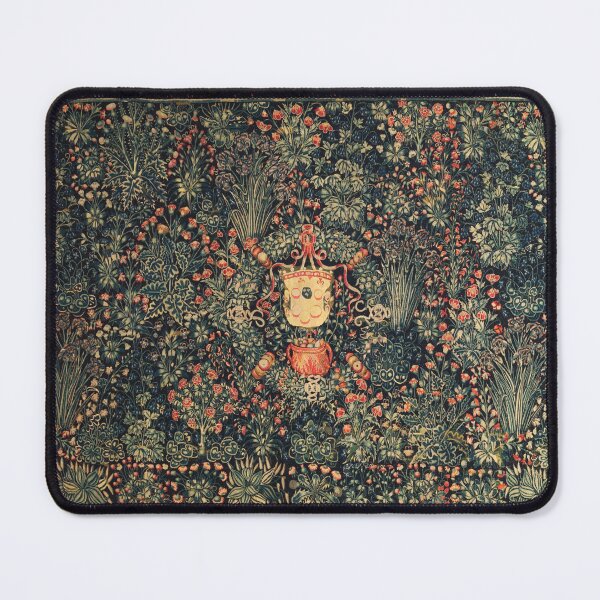 Item preview, MEDICI COAT OF ARMS Millefleurs Floral Tapestry designed and sold by BulganLumini.