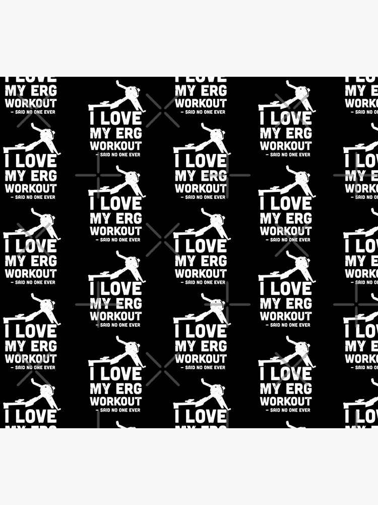 Discover I love My ERG workout, said no one ever, ultimate torture machine, rowing athlete gifts, rowing training present Socks