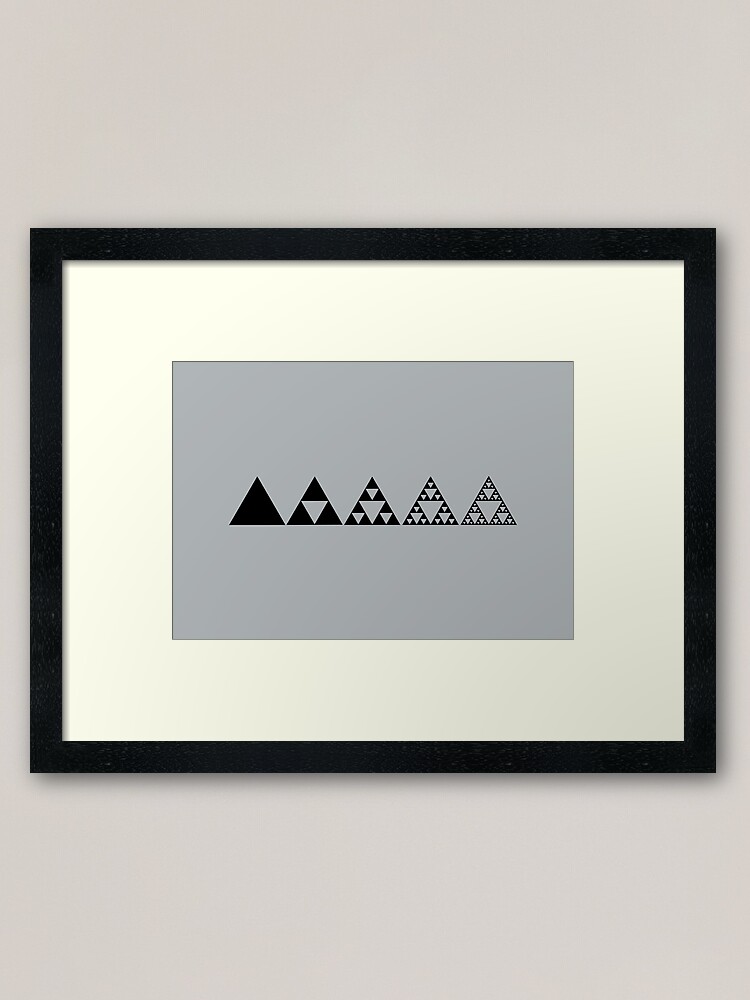 Sierpinski Triangle Handmade High Quality Fractal Math Physics