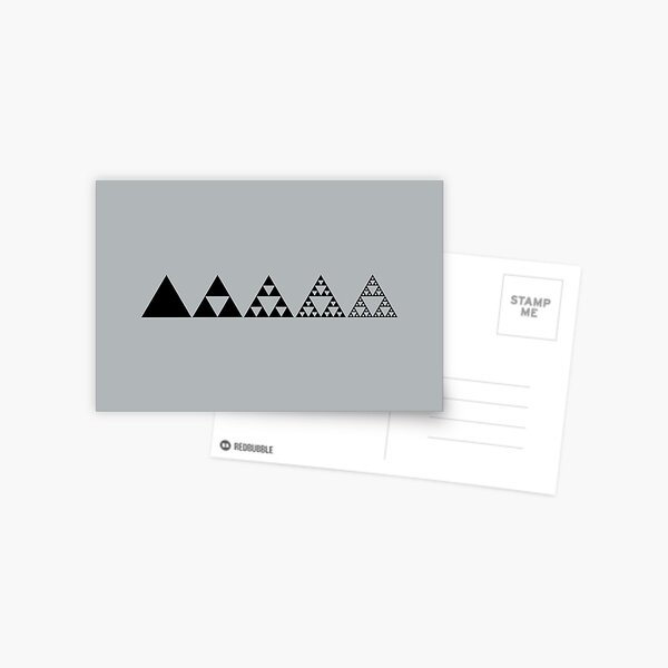Item preview, Sierpinski, Triangle, Mathematics, Fractal, Math, Geometry designed and sold by nitty-gritty.