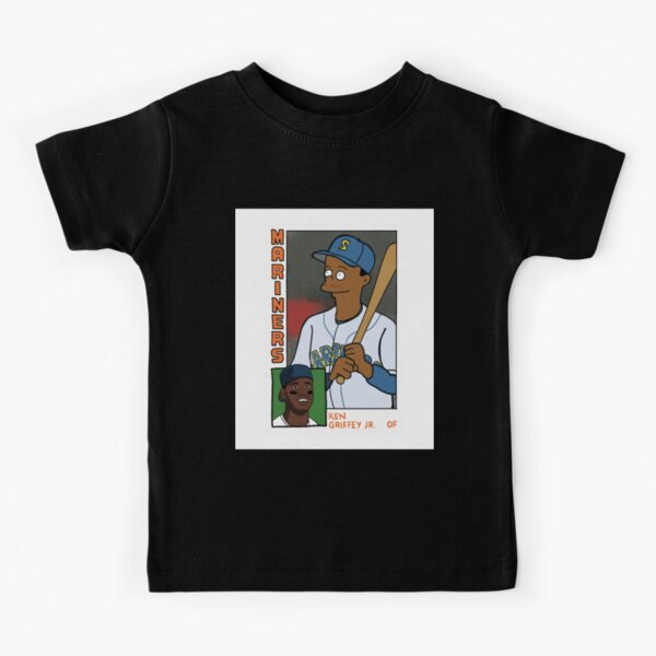 Simpsons Shirt, Ken Griffey Jrs Homer At The Bat Parody Tee