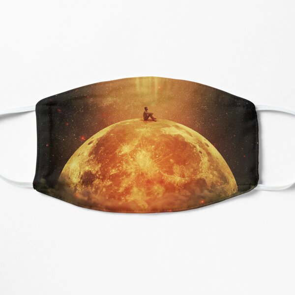 Solitary on my own satellite Flat Mask