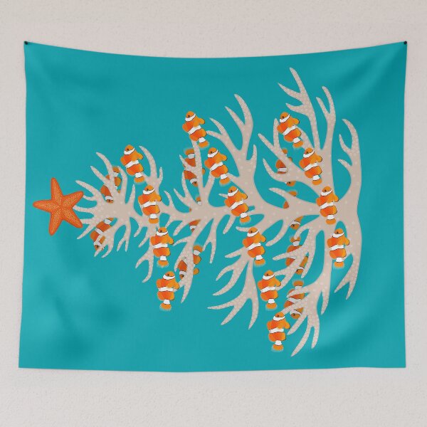 Item preview, Underwater Christmas tree with coral reef fish  designed and sold by Tefra.