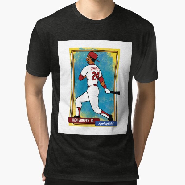 Simpsons Shirt, Ken Griffey Jrs Homer At The Bat Parody Tee Springfield  Baseball Card - Olashirt