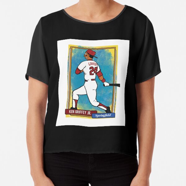 Simpsons Shirt, Ken Griffey Jrs Homer At The Bat Parody Tee Springfield  Baseball Card - Olashirt