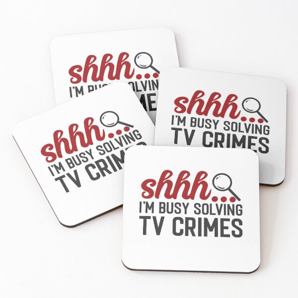 Item preview, I'm Busy solving TV CRIMES gift for true crime junkies designed and sold by BRtisticDesigns.