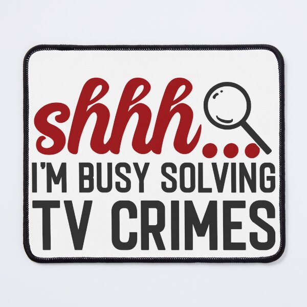 Item preview, I'm Busy solving TV CRIMES gift for true crime junkies designed and sold by BRtisticDesigns.