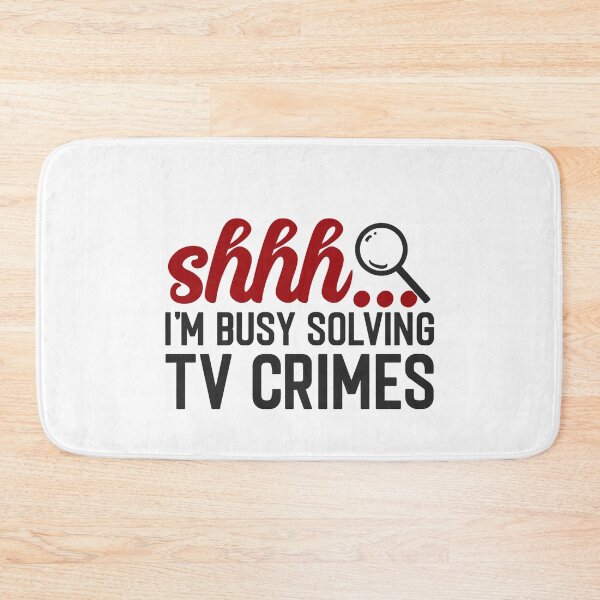 Item preview, I'm Busy solving TV CRIMES gift for true crime junkies designed and sold by BRtisticDesigns.