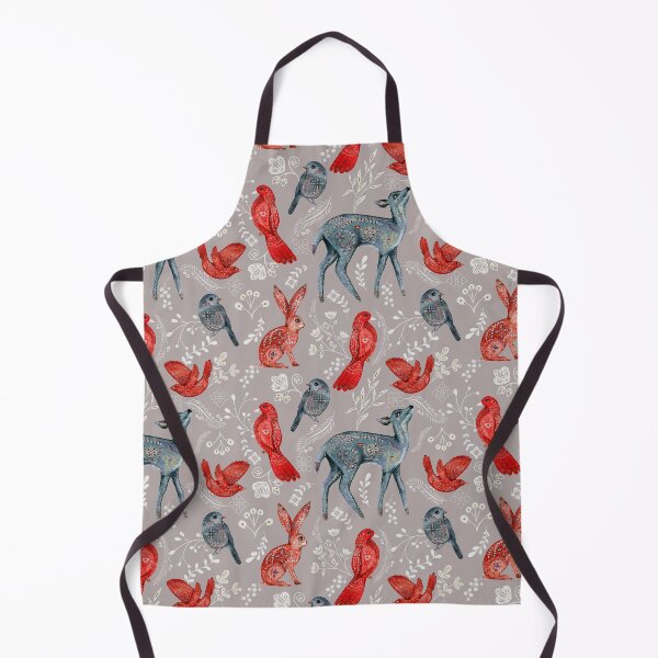 Item preview, Nature Pattern Rabbits And Baby Deer woodland pattern designed and sold by PurpleJelly.