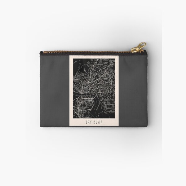 Item preview, Bratislava City Street Map Dark designed and sold by Teecha.