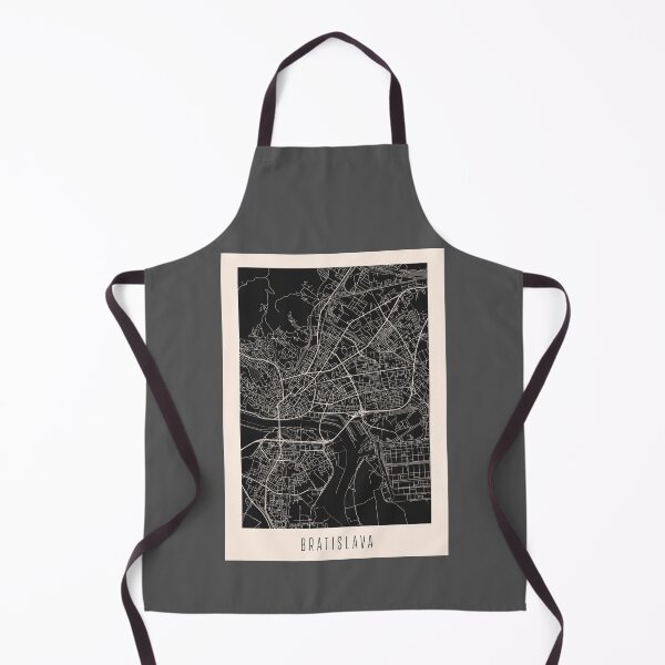 Item preview, Bratislava City Street Map Dark designed and sold by Teecha.