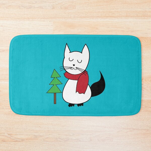 Item preview, Cute Christmas Cat, Cute Winter Cat, Cute Christmas Winter Cat designed and sold by Nisha Prabhu.