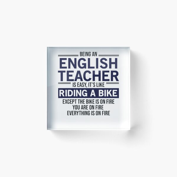 Item preview, Being An English Teacher Is Easy designed and sold by woodesigner.
