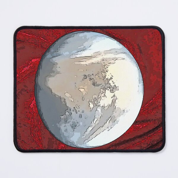 Venus on red velvet bywhacky Mouse Pad