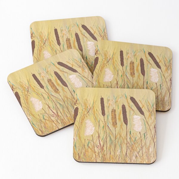 Item preview, Autumn Bulrushes  designed and sold by Ruth Breen Artwork .