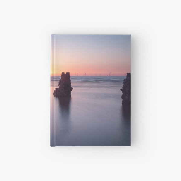 Shimmering Water at the Hoylake Shipwreck Hardcover Journal