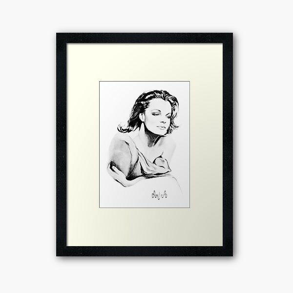 Romy Schneider Framed Art Print