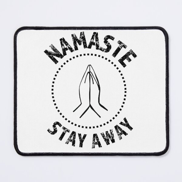 Item preview, Namaste Stay Away design 2 designed and sold by printmesomecolo.