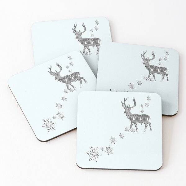 Item preview, Christmas Reindeer Snowflake Deisgns designed and sold by tamdevo1.
