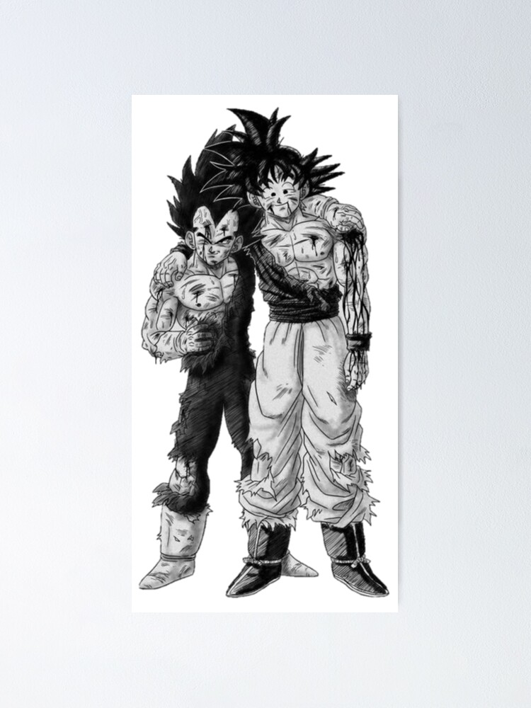 Goku and Vegeta frends design Goku and Vegeta frends design