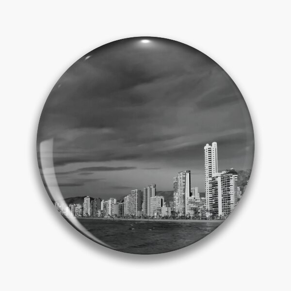 Item preview, Benidorm Levante Beach Mediterranean Coast Spain designed and sold by AndyEvansPhotos.